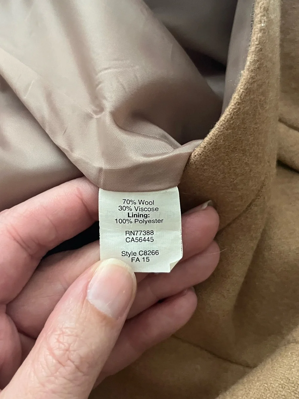 J. Crew Tan Mini Skirt Wool Suiting Size 0
